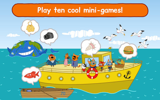 Kid-E-Cats: Sea Adventure Game - عکس بازی موبایلی اندروید