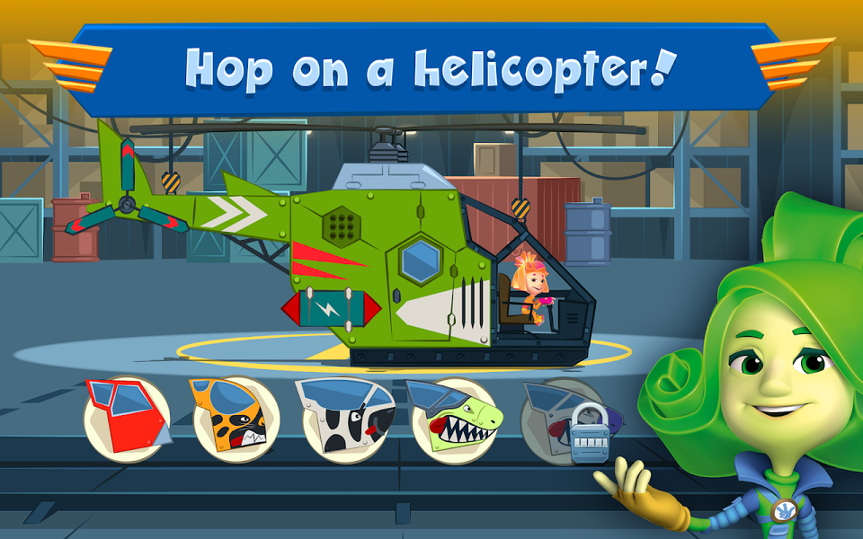 The Fixies Helicopter Game! - فیکسیها و هلیکوپتر - عکس بازی موبایلی اندروید