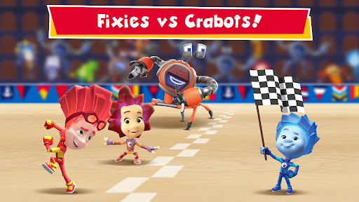 Fixies vs Crabots: Cool Game! - Gameplay image of android game