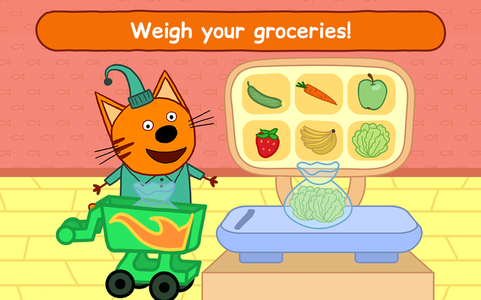 Kid-E-Cats: Kids Shopping Game - عکس بازی موبایلی اندروید