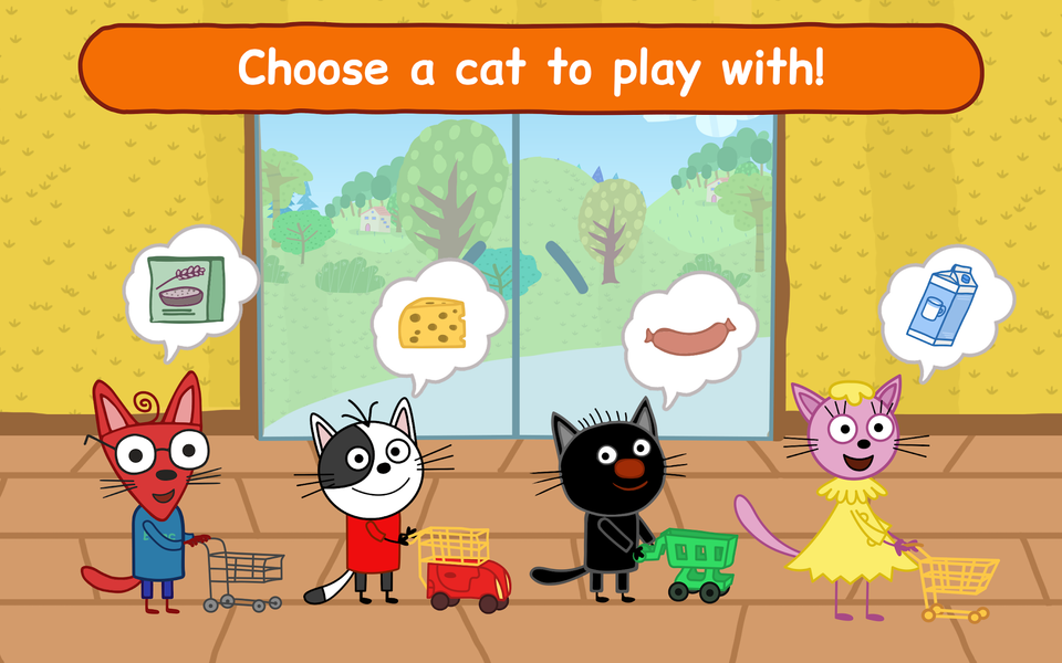 Kid-E-Cats: Kids Shopping Game - عکس بازی موبایلی اندروید