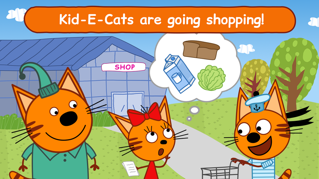 Kid-E-Cats: Kids Shopping Game - Gameplay image of android game
