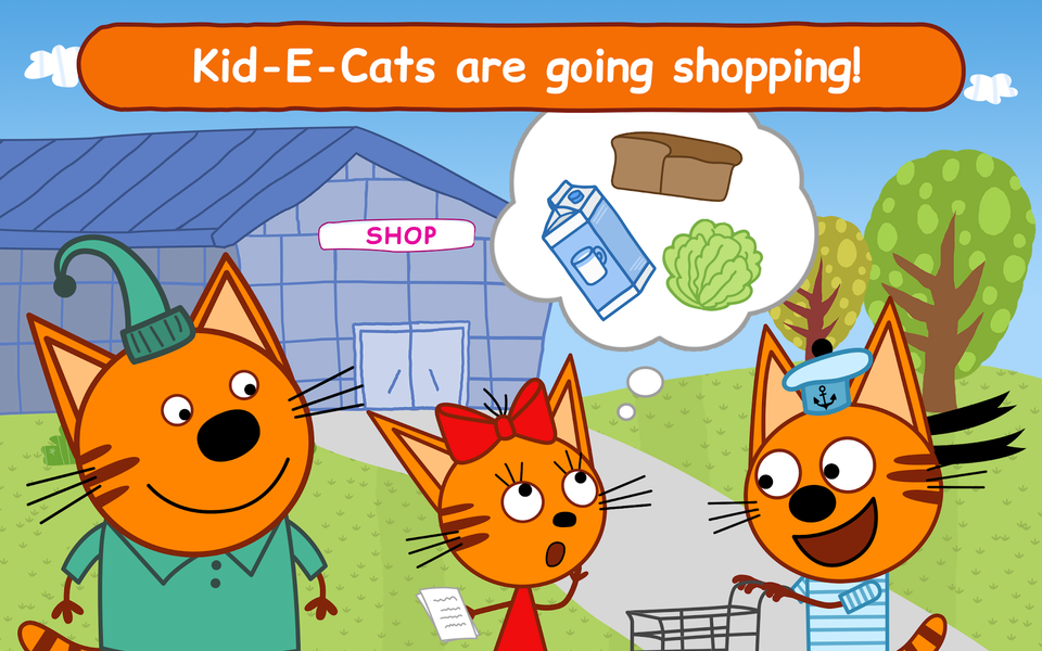 Kid-E-Cats: Kids Shopping Game - عکس بازی موبایلی اندروید