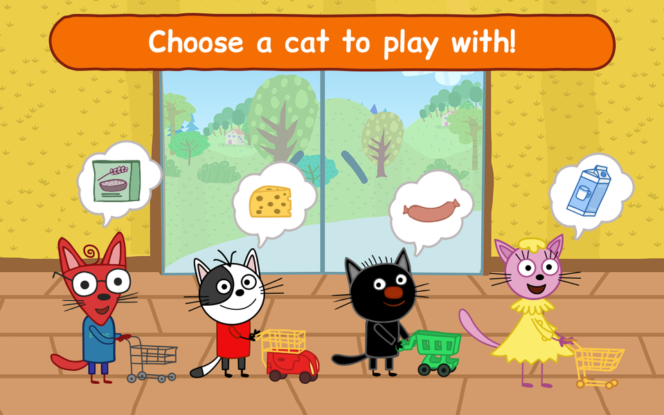 Kid-E-Cats: Kids Shopping Game - عکس بازی موبایلی اندروید