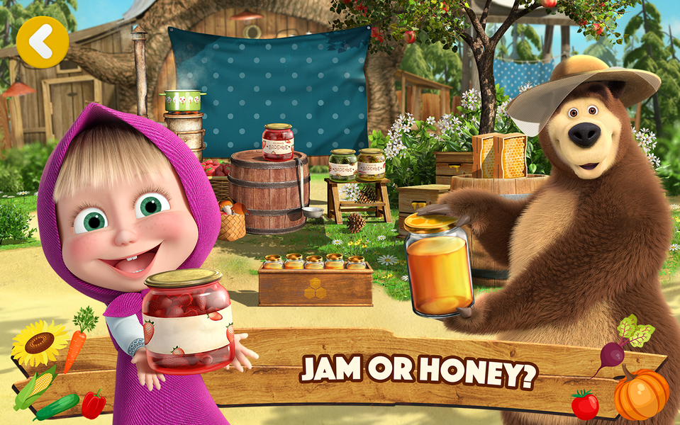 Masha and the Bear: Farm Games - عکس برنامه موبایلی اندروید