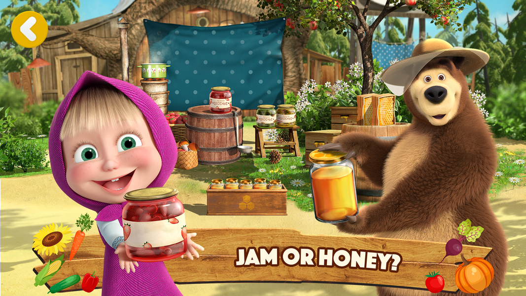 Masha and the Bear: Farm Games - عکس برنامه موبایلی اندروید