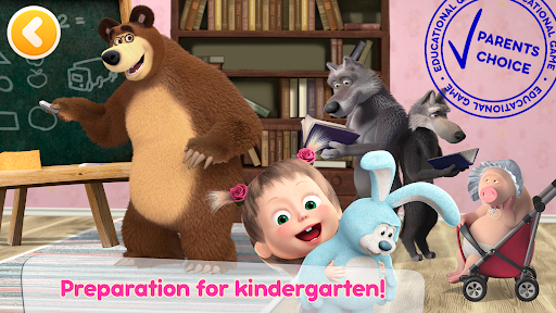 Masha and the Bear: Baby Game - Image screenshot of android app