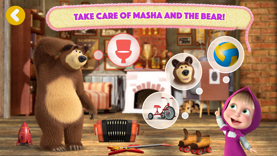 Masha and the Bear: My Friends - Gameplay image of android game