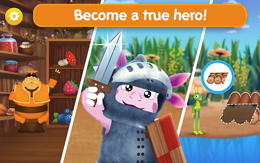 Moonzy Mini Games for Heroes: Kids Games & Luntik - Gameplay image of android game