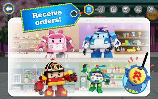 Robocar Poli: Postman Games! - Gameplay image of android game
