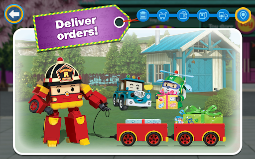 Robocar Poli: Postman Games! - عکس بازی موبایلی اندروید
