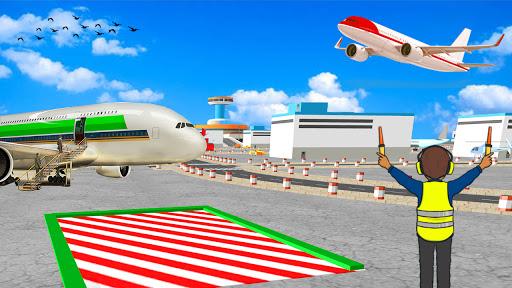 Airplane real flight sim 3D - Gameplay image of android game