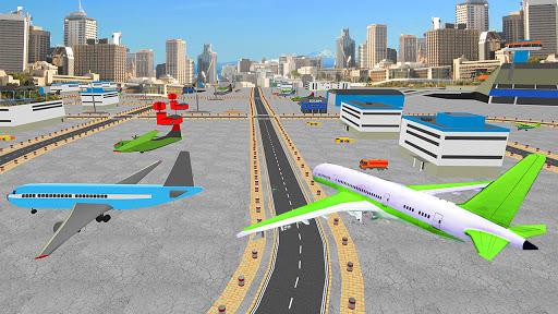 Airplane real flight sim 3D - Gameplay image of android game