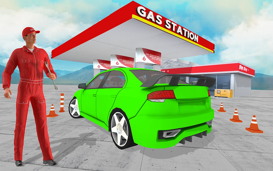 Car Mechanic :Gas Station game - عکس بازی موبایلی اندروید