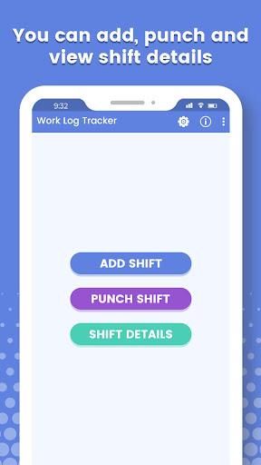 Work Log - Work Hours Tracking - Image screenshot of android app