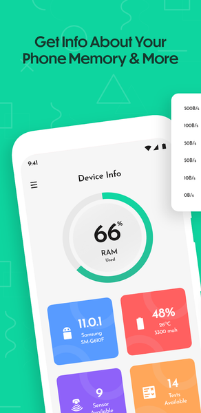 Device Info Software, Hardware - Image screenshot of android app