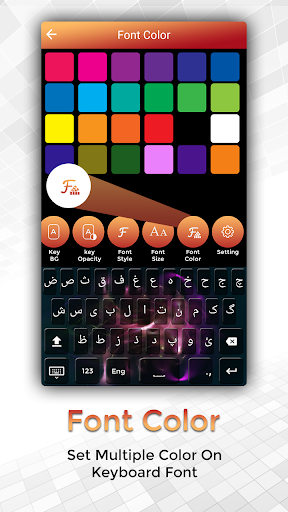 Easy Typing Farsi Keyboard Fonts And Themes - Image screenshot of android app