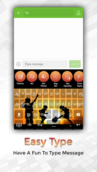 Easy Typing Tamil Keyboard Fon - Image screenshot of android app