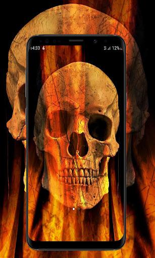 Skull Wallpapers HD - Image screenshot of android app