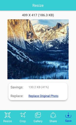 Photo Resizer - Image screenshot of android app