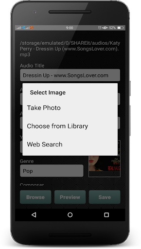 Music Tag Editor - mp۳ tagger - عکس برنامه موبایلی اندروید