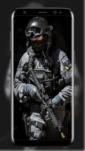 SWAT Wallpaper - Image screenshot of android app