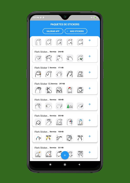 Flork Stickers for whatsapp - عکس برنامه موبایلی اندروید