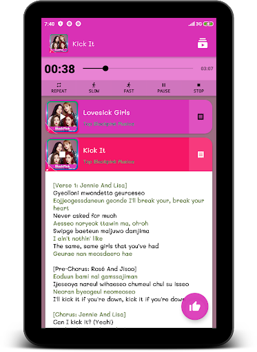 BlackPink Música Sin Internet 2020 - Image screenshot of android app