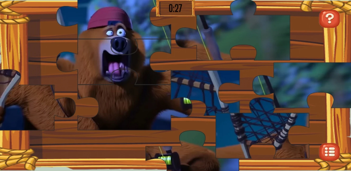 Grizzy and the limings Jigsaw - Gameplay image of android game