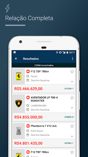 Consulta FIPE (Carros e Motos) - Image screenshot of android app