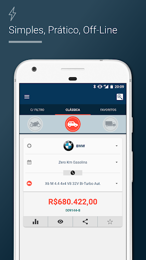 Consulta FIPE (Carros e Motos) - Image screenshot of android app