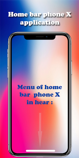 Home Bar Phone X - Image screenshot of android app