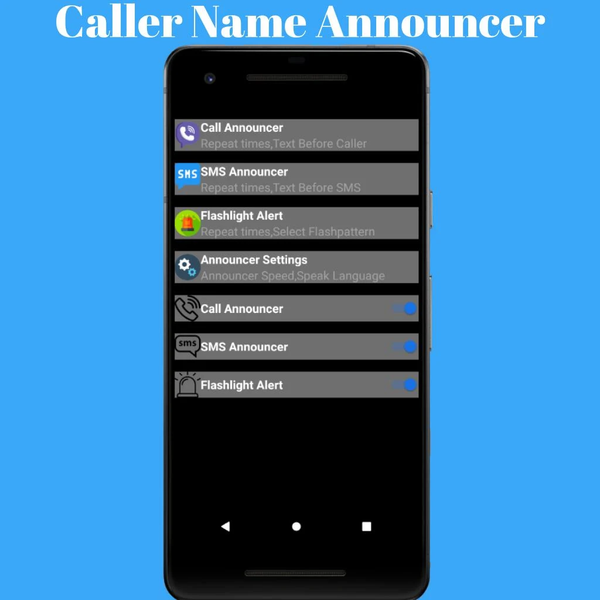 Caller Name Announcer : Hands- - عکس برنامه موبایلی اندروید