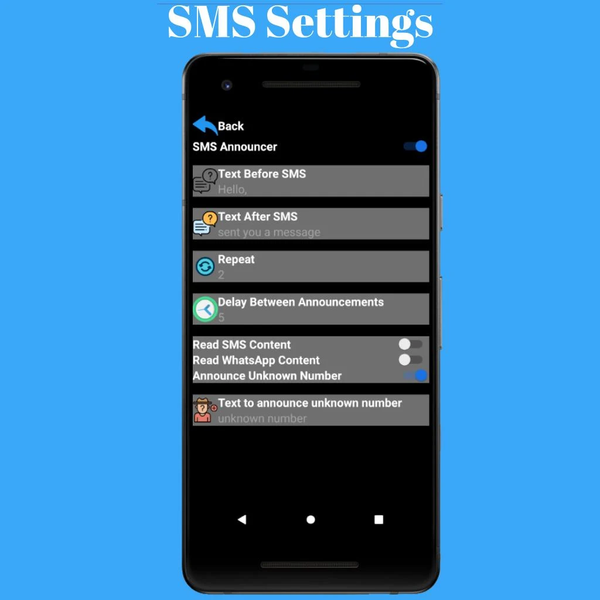 Caller Name Announcer : Hands- - عکس برنامه موبایلی اندروید