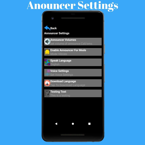 Caller Name Announcer : Hands- - عکس برنامه موبایلی اندروید