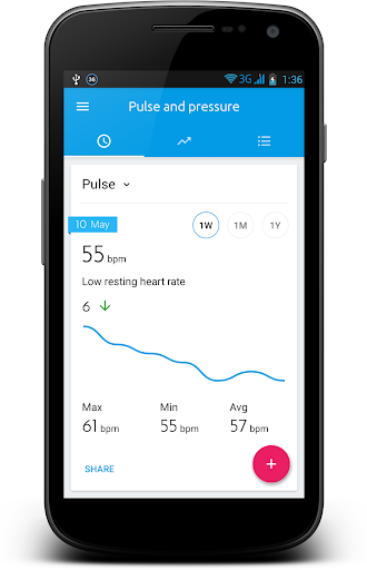 Blood Pressure Diary - Image screenshot of android app