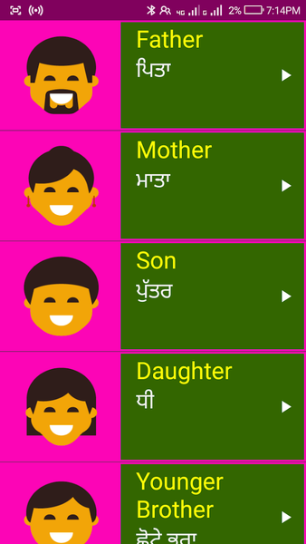 Learn English From Punjabi - Image screenshot of android app