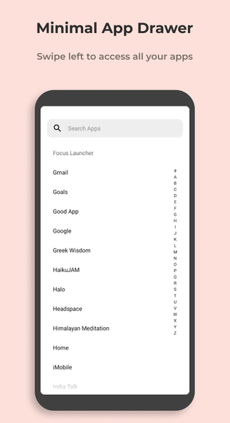 Minimalist Launcher: Detox Now - Image screenshot of android app