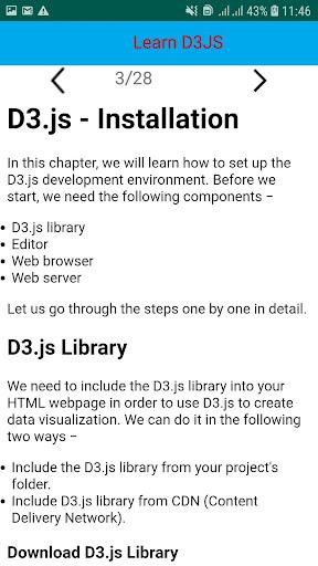 D3.js Tutorial - عکس برنامه موبایلی اندروید