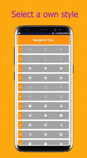 S۱۰ - Note۱۰ Navigation Bar (Not Root) - عکس برنامه موبایلی اندروید