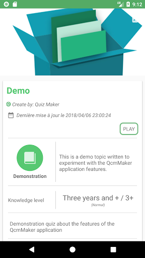 Quiz Maker (Create Quiz /Test) - عکس برنامه موبایلی اندروید