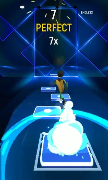 Mod Teen Titans Tiles Hop - Gameplay image of android game