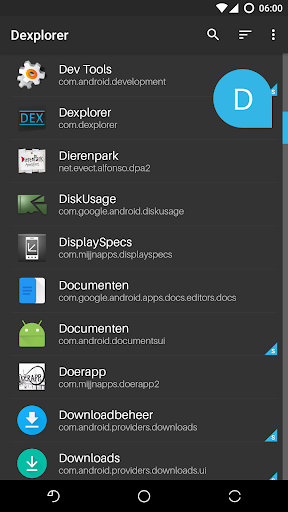 Dexplorer - Image screenshot of android app