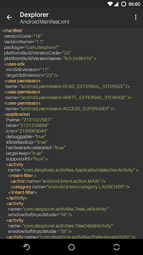 Dexplorer - Image screenshot of android app