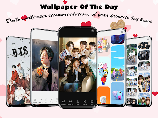 BTS Wallpaper Full HD 2021 - Image screenshot of android app