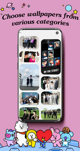 BTS Wallpaper Full HD ۲۰۲۱ - عکس برنامه موبایلی اندروید