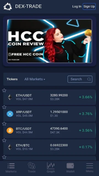 Dex-Trade - Image screenshot of android app