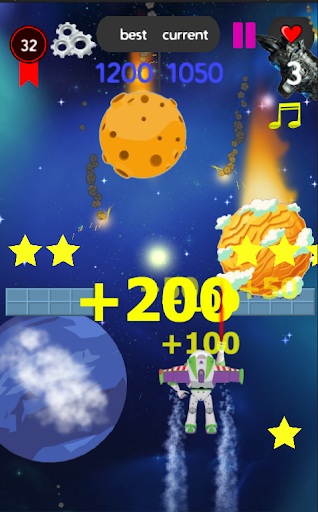 space shooter and shooting buzz - Gameplay image of android game