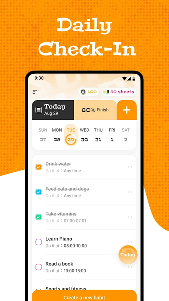 Super Habit - عکس برنامه موبایلی اندروید