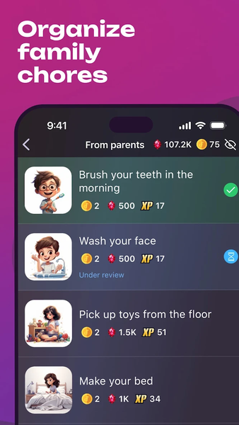 DragonFamily: Chores & Rewards - Image screenshot of android app